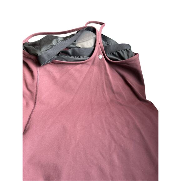 Lululemon burgundy tank - Picture 2 of 3